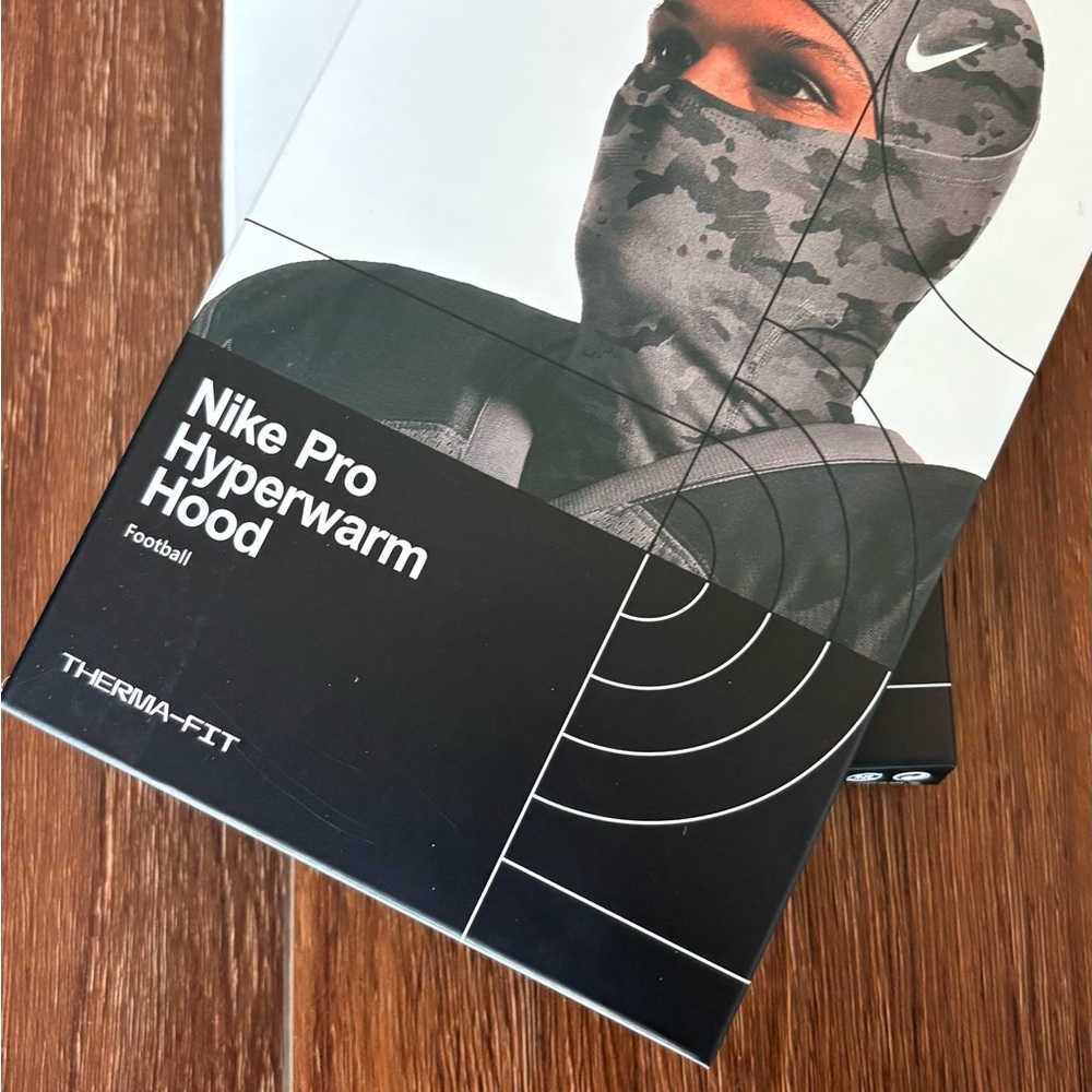 Nike Pro Hyperwarm Ski Mask in Black and Gray Camo